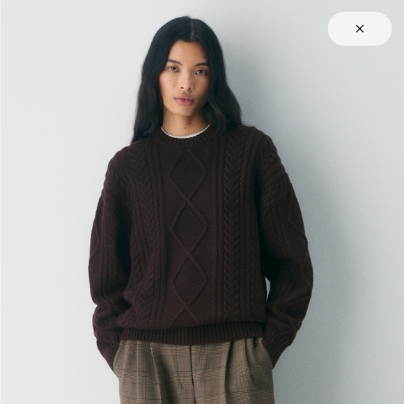 Aritzia Sweaters - Aritzia Heritage Knit Merino Wool Sweater